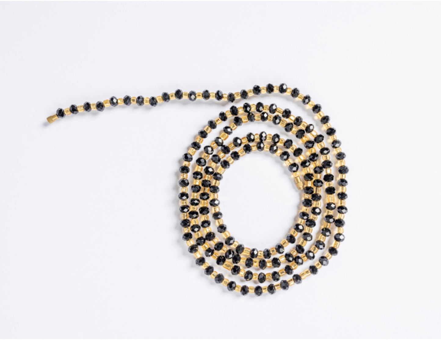 Midnight Gold Waist Beads
