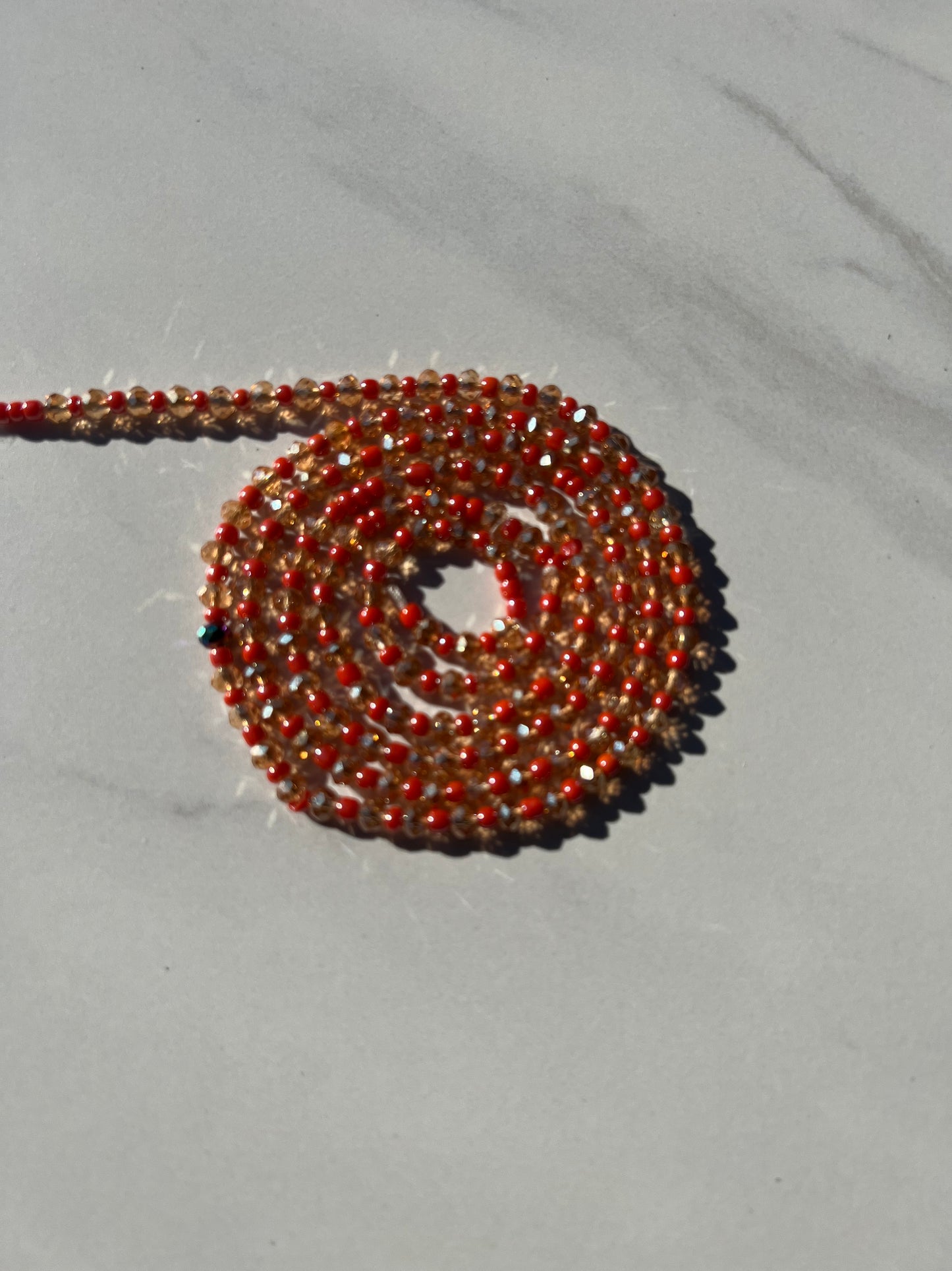 Tangerine Waist Beads