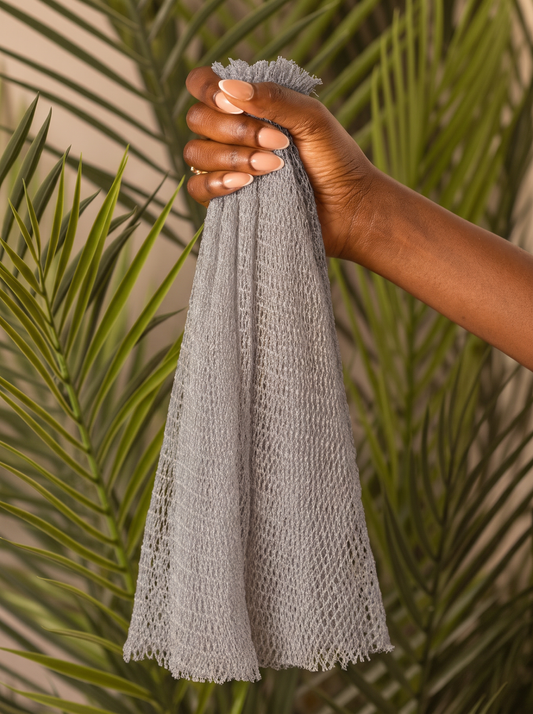 Gray African Exfoliating Wash Net
