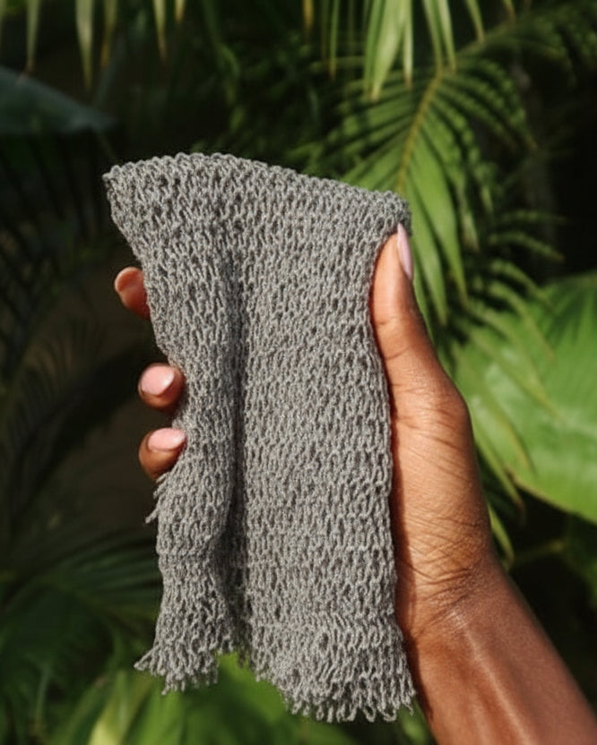 Gray African Exfoliating Wash Net