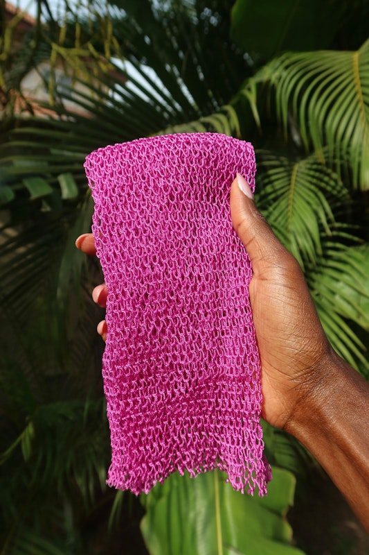 Purple African Exfoliating Wash Net