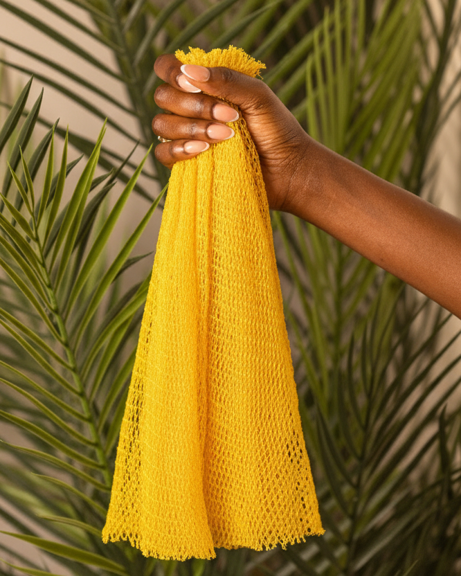 Gold African Exfoliating Wash Net