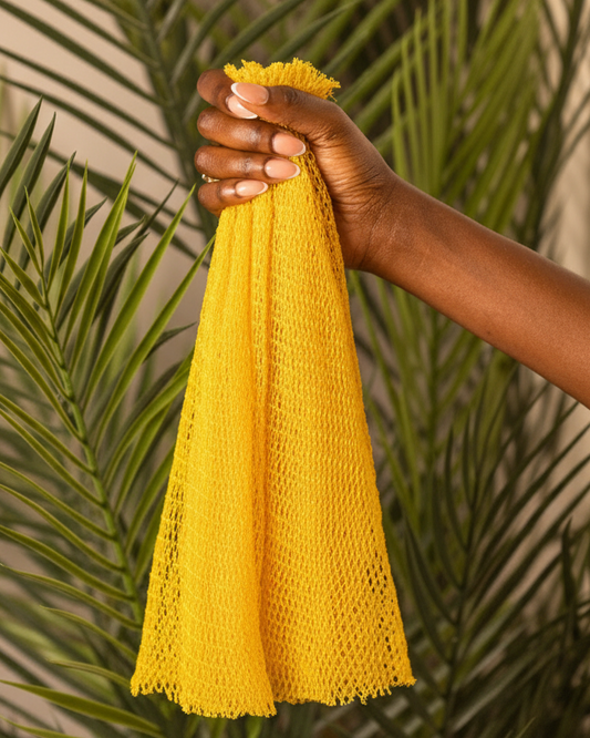 Gold African Exfoliating Wash Net