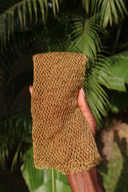 Green African Exfoliating Wash Net