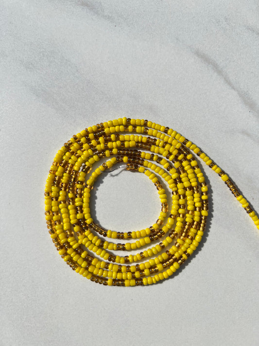 Accra Yellow Waist Beads