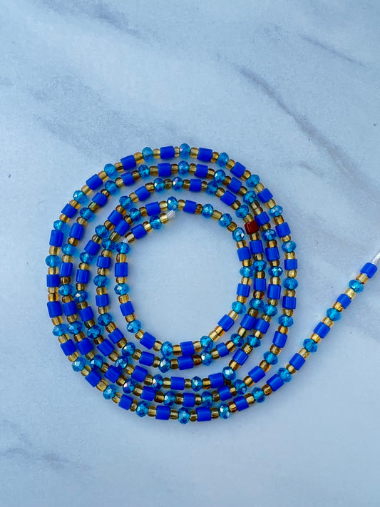 Blue Candy Waist Beads